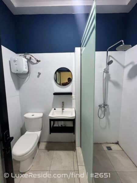 Clean and functional bathroom with modern fittings.