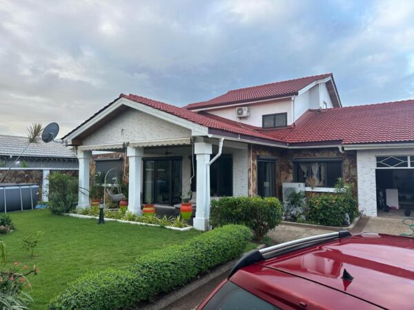 featured image of the Fully Furnished 4-Bedroom House for Rent in East Legon American House with Pool & Garden