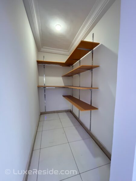 Keep your home organized with this practical storage space.