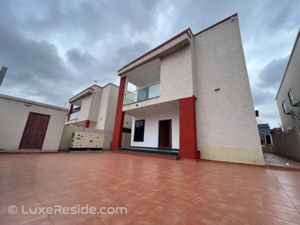 featured image of the Furnished 4-Bedroom House for Rent Near A&C Mall, East Legon
