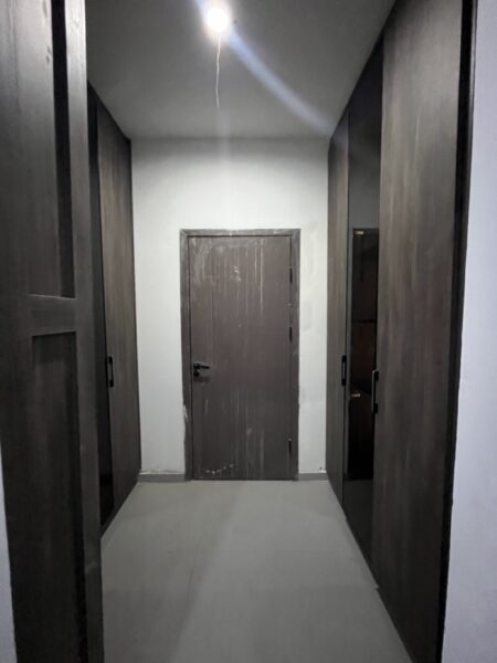 Custom walk-in closet, providing organized storage for all your essentials.