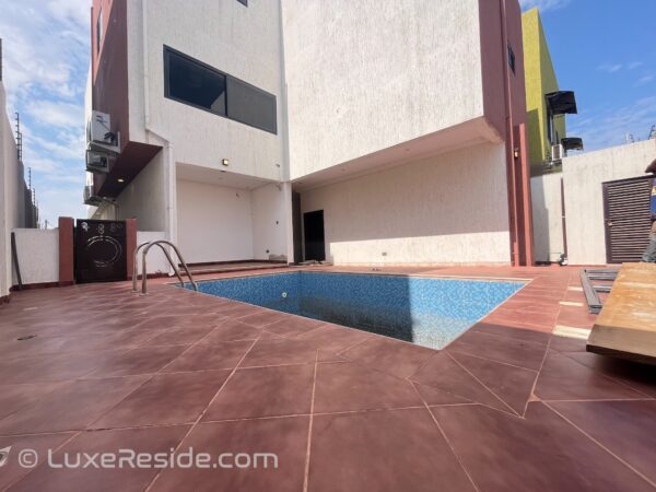 Your private retreat—cool off in the pool after a long day